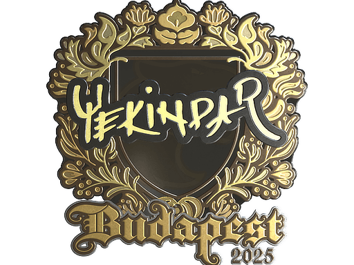 Sticker | YEKINDAR (Gold) | Budapest 2025