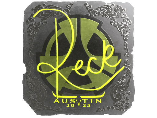 Sticker | reck (Foil) | Austin 2025