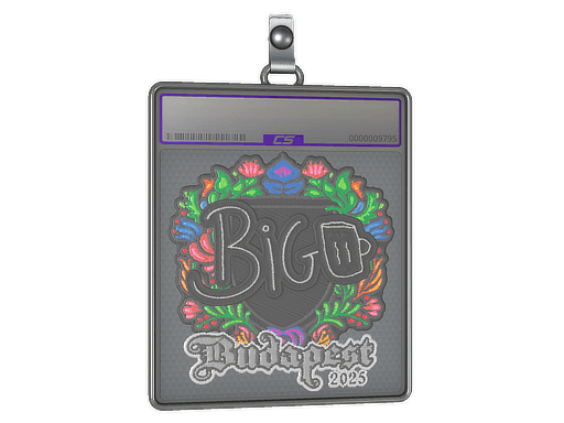 Sticker Slab | biguzera (Embroidered) | Budapest 2025