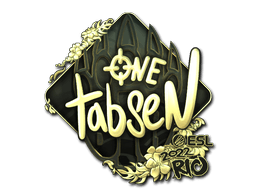 Sticker | tabseN (Gold) | Rio 2022