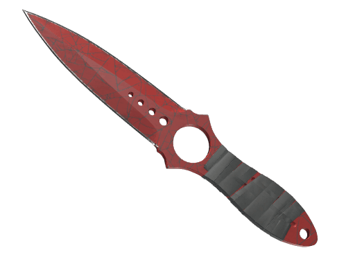 ★ StatTrak™ Skeleton Knife | Crimson Web - Field-Tested