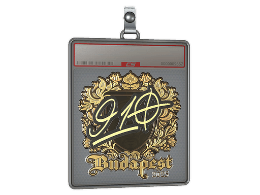Sticker Slab | 910 (Gold) | Budapest 2025