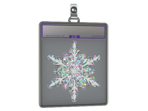 Sticker Slab | Snowfall (Glitter)