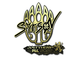 Sticker | syrsoN (Gold) | Antwerp 2022