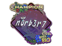 Sticker | n0rb3r7 (Glitter, Champion) | Rio 2022