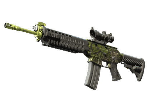 SG 553 | Lush Ruins - Field-Tested