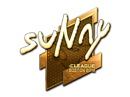 Sticker | suNny (Gold) | Boston 2018