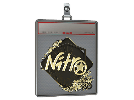Sticker Slab | nitr0 (Gold) | Rio 2022
