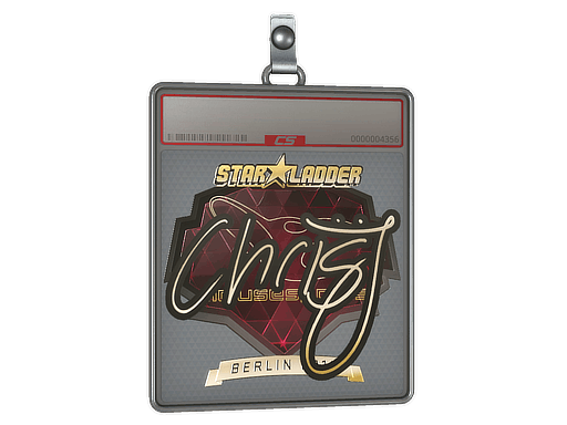 Sticker Slab | chrisJ (Gold) | Berlin 2019