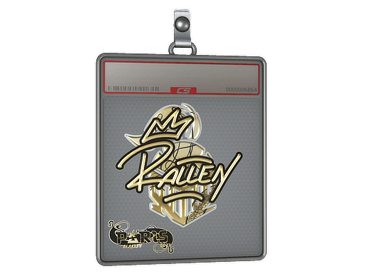 Sticker Slab | rallen (Gold) | Paris 2023