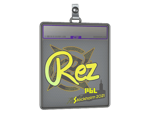 Sticker Slab | REZ (Holo) | Stockholm 2021