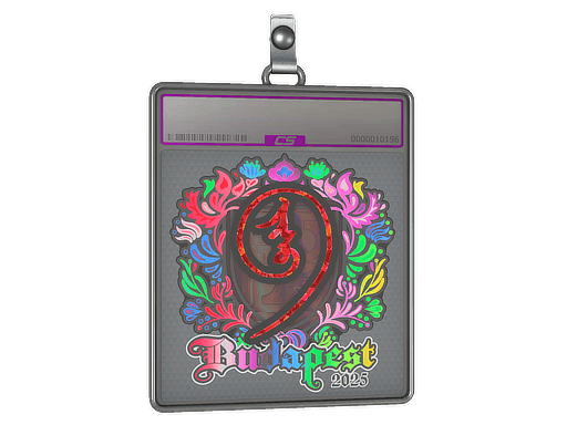 Sticker Slab | nin9 (Holo) | Budapest 2025