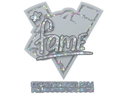 Sticker | fame (Glitter) | Copenhagen 2024