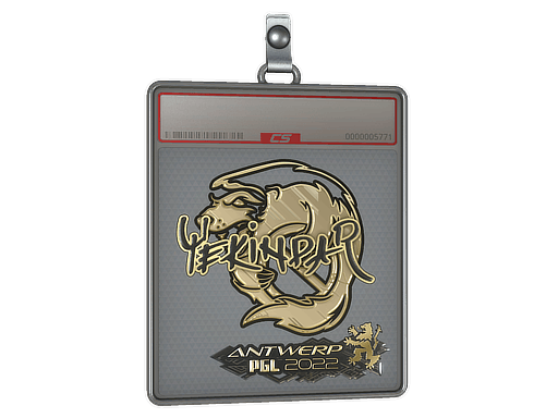 Sticker Slab | YEKINDAR (Gold) | Antwerp 2022