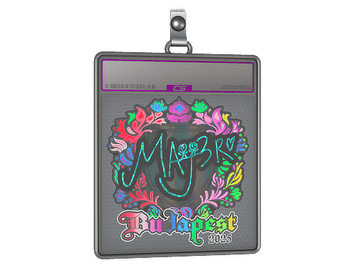 Sticker Slab | MAJ3R (Holo) | Budapest 2025