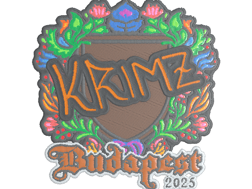 Sticker | KRIMZ (Embroidered) | Budapest 2025