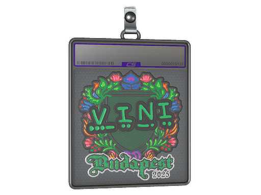 Sticker Slab | VINI (Embroidered) | Budapest 2025