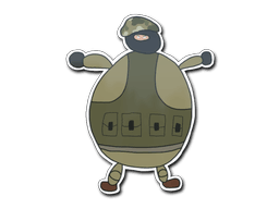 Sticker | Poorly Drawn IDF