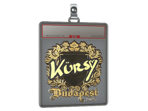 Sticker Slab | Kursy (Gold) | Budapest 2025
