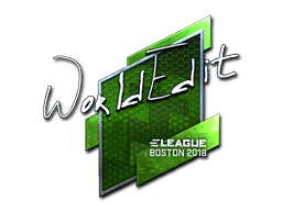 Sticker | WorldEdit (Foil) | Boston 2018