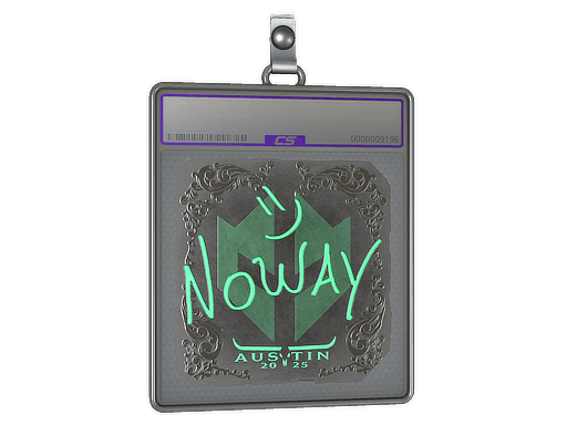 Sticker Slab | noway (Foil) | Austin 2025
