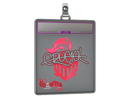 Sticker Slab | CRUC1AL (Holo) | Paris 2023