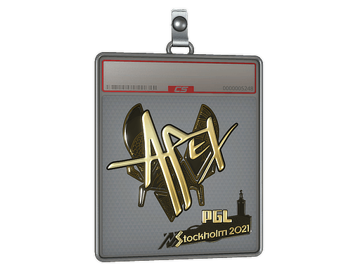 Sticker Slab | apEX (Gold) | Stockholm 2021