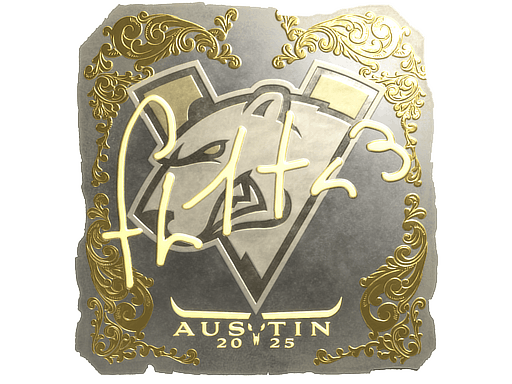 Sticker | FL1T (Gold) | Austin 2025