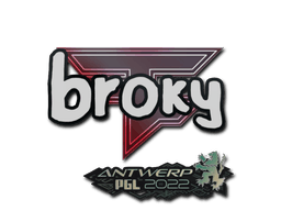 Sticker | broky | Antwerp 2022