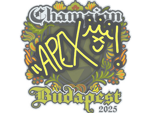 Sticker Slab | apEX (Champion) | Budapest 2025