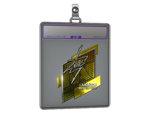 Sticker Slab | Zeus (Foil) | Boston 2018