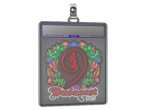 Sticker Slab | nin9 (Embroidered) | Budapest 2025