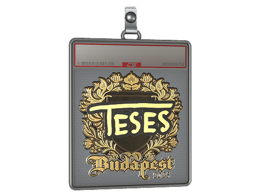 Sticker Slab | TeSeS (Gold) | Budapest 2025