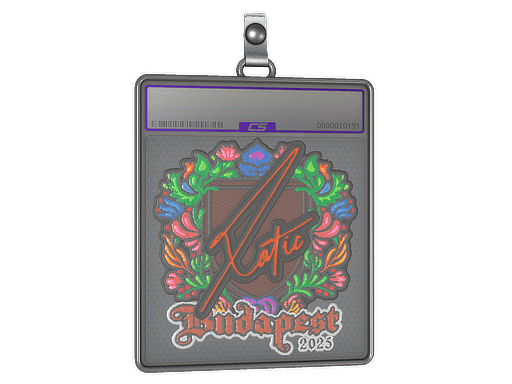 Sticker Slab | XotiC (Embroidered) | Budapest 2025