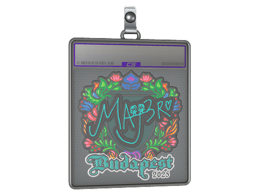 Sticker Slab | MAJ3R (Embroidered) | Budapest 2025