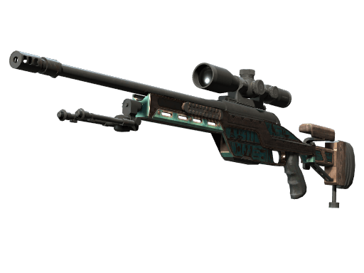 SSG 08 | Azure Glyph - Field-Tested