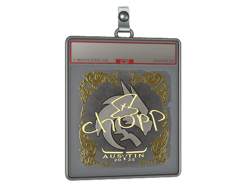 Sticker Slab | chopper (Gold) | Austin 2025