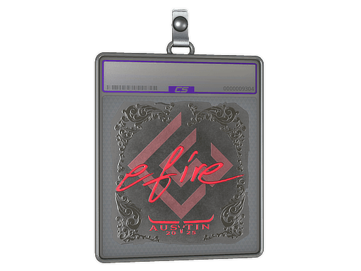 Sticker Slab | efire (Foil) | Austin 2025