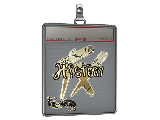 Sticker Slab | History (Gold) | Paris 2023