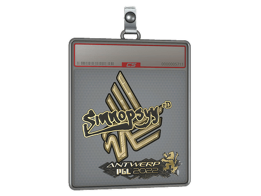 Sticker Slab | sinnopsyy (Gold) | Antwerp 2022