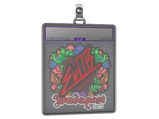 Sticker Slab | sk0R (Embroidered) | Budapest 2025