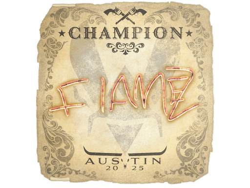 Sticker | FlameZ (Champion) | Austin 2025