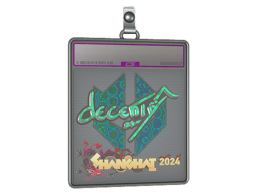 Sticker Slab | decenty (Holo) | Shanghai 2024