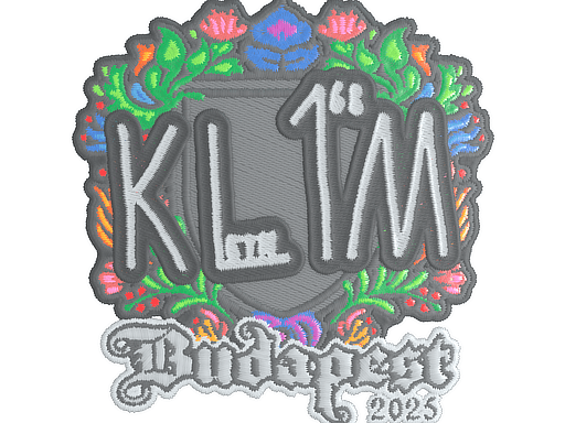 Sticker | kl1m (Embroidered) | Budapest 2025