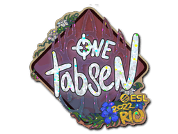 Sticker | tabseN (Glitter) | Rio 2022