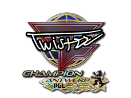 Sticker | Twistzz (Glitter, Champion) | Antwerp 2022