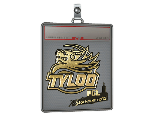 Sticker Slab | Tyloo (Gold) | Stockholm 2021