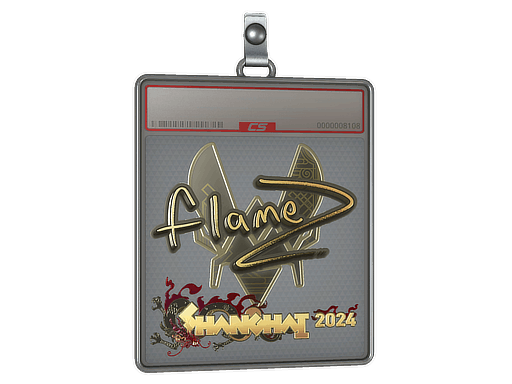 Sticker Slab | FlameZ (Gold) | Shanghai 2024