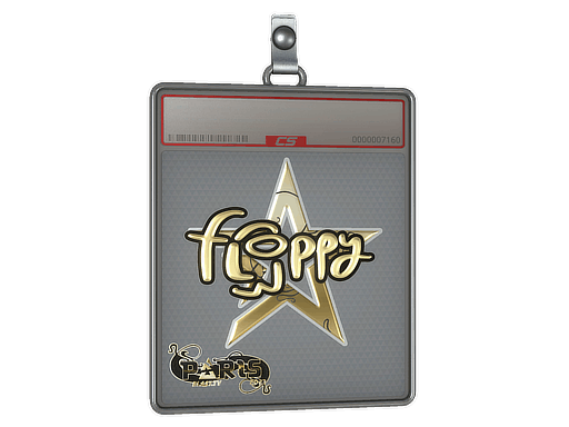 Sticker Slab | floppy (Gold) | Paris 2023