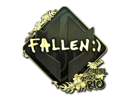 Sticker | FalleN (Gold) | Rio 2022